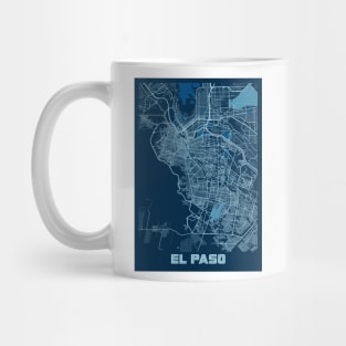 EL Paso - United States Peace City Map Mug